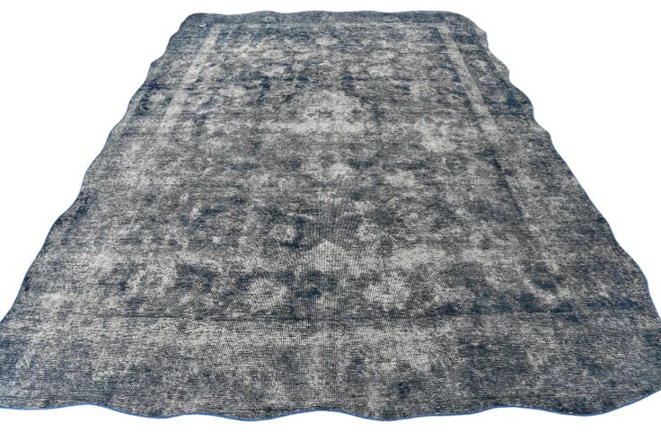Detail image of 7' 10 x 10' 11 Hand Knotted Ultra Vintage Persian Wool Rug