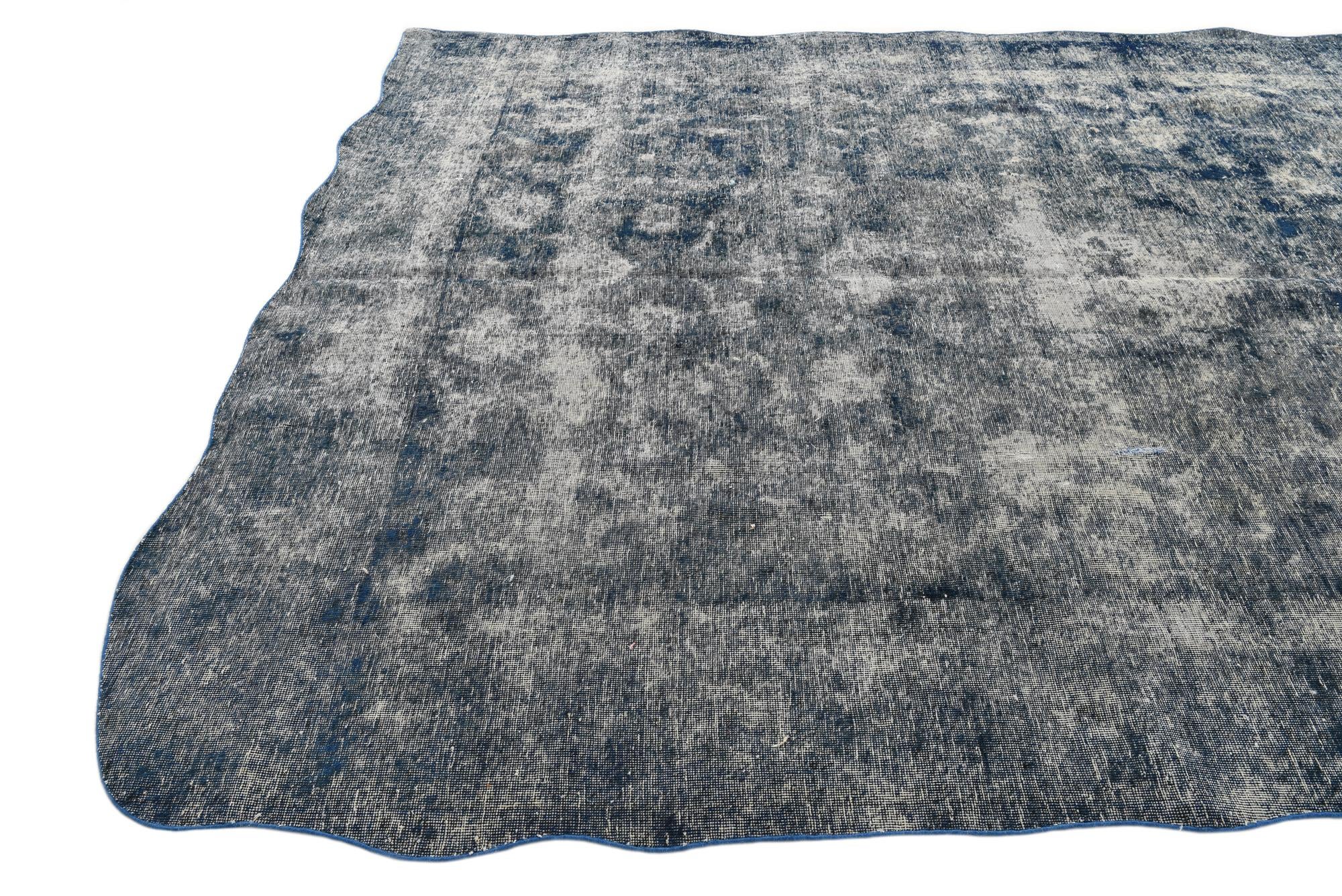7' 10 x 10' 11 Hand Knotted Ultra Vintage Persian Wool Rug