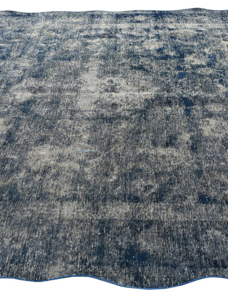 Detail image of 7' 10 x 10' 11  Hand Knotted Ultra Vintage Persian Wool Rug