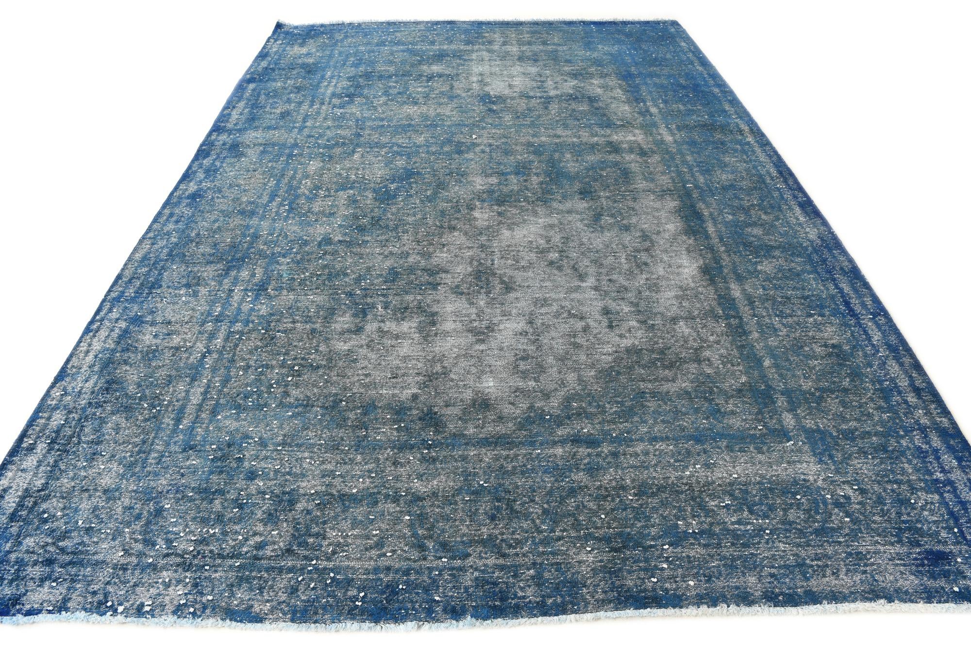 8' 2 x 12' Hand Knotted Ultra Vintage Persian Wool Rug