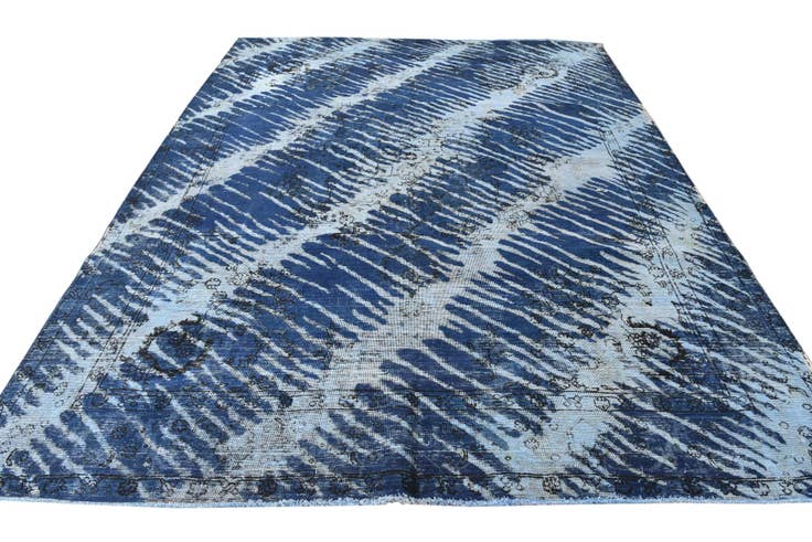 Detail image of 8' 5 x 11' Hand Knotted Ultra Vintage Persian Wool Rug