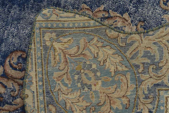 8' 9 x 12' Hand Knotted Ultra Vintage Persian Wool Rug