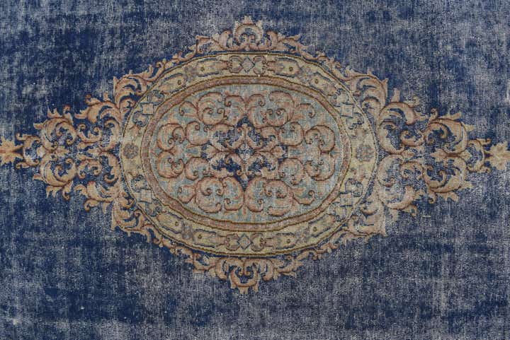 8' 9 x 12' Hand Knotted Ultra Vintage Persian Wool Rug
