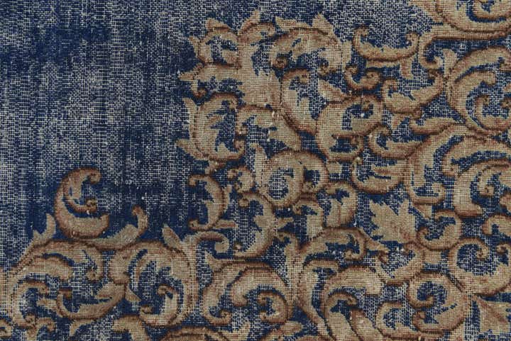 8' 9 x 12' Hand Knotted Ultra Vintage Persian Wool Rug