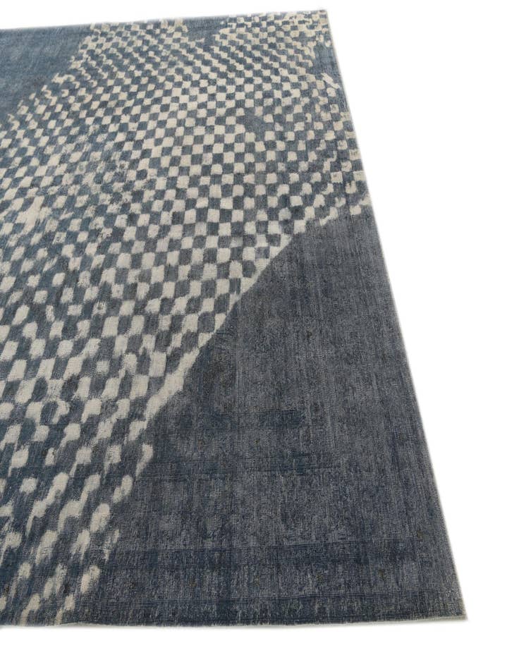 Detail image of 9' 6 x 12' 9  Hand Knotted Ultra Vintage Persian Wool Rug