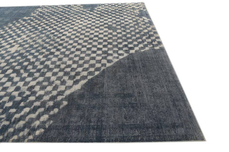 Detail image of 9' 6 x 12' 9 Hand Knotted Ultra Vintage Persian Wool Rug