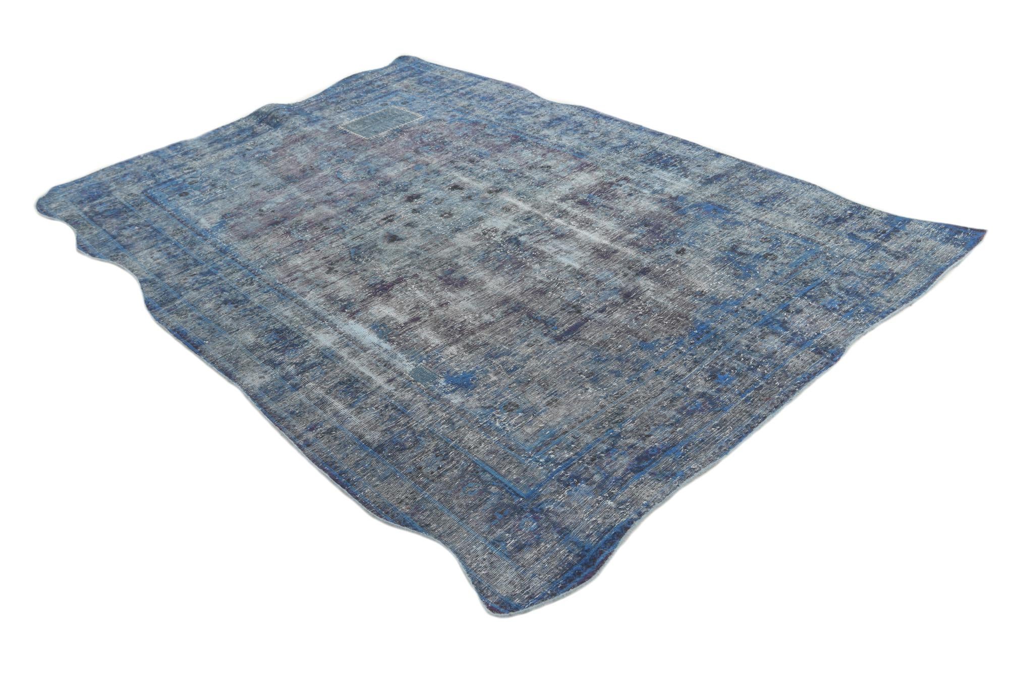 6' 6 x 9' 4 Hand Knotted Ultra Vintage Persian Wool Rug
