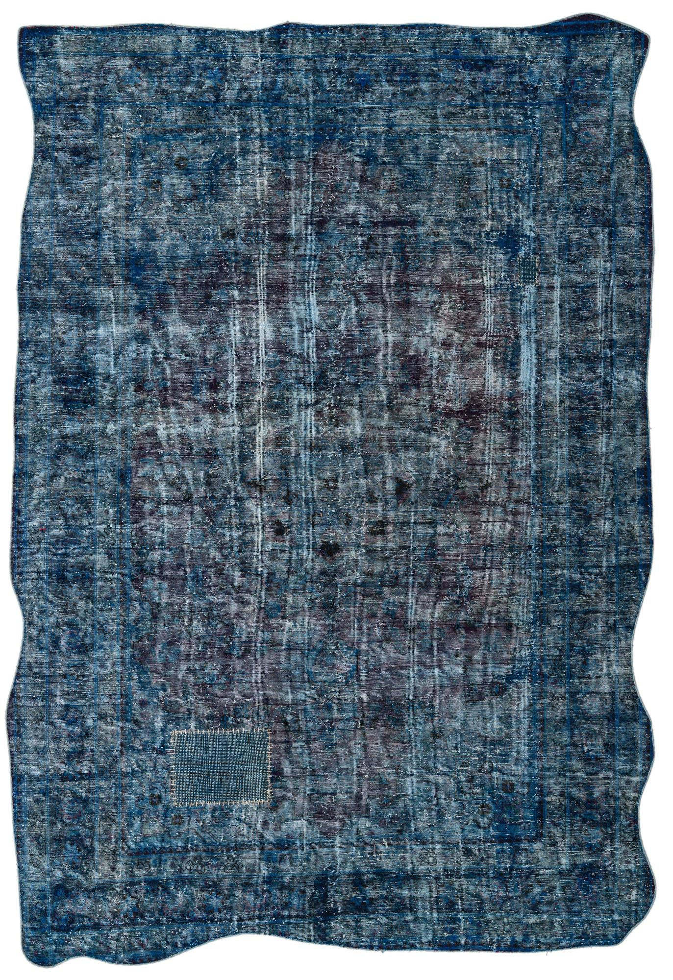 6' 6 x 9' 4 Hand Knotted Ultra Vintage Persian Wool Rug