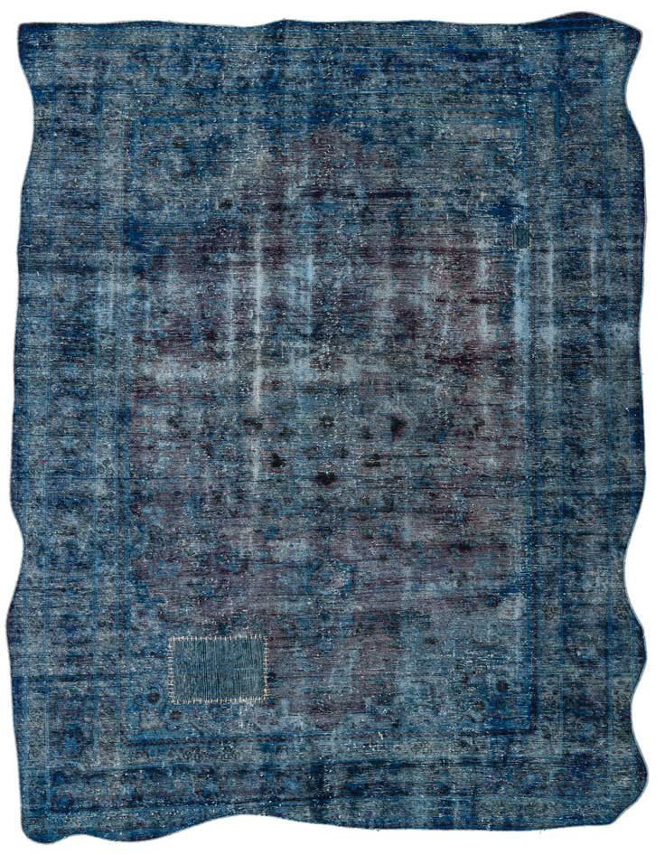 Detail image of 6' 6 x 9' 4 Hand Knotted Ultra Vintage Persian Wool Rug