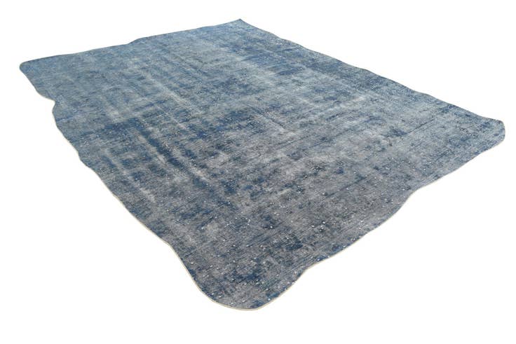 Detail image of 9' 7 x 12' 4 Hand Knotted Ultra Vintage Persian Wool Rug