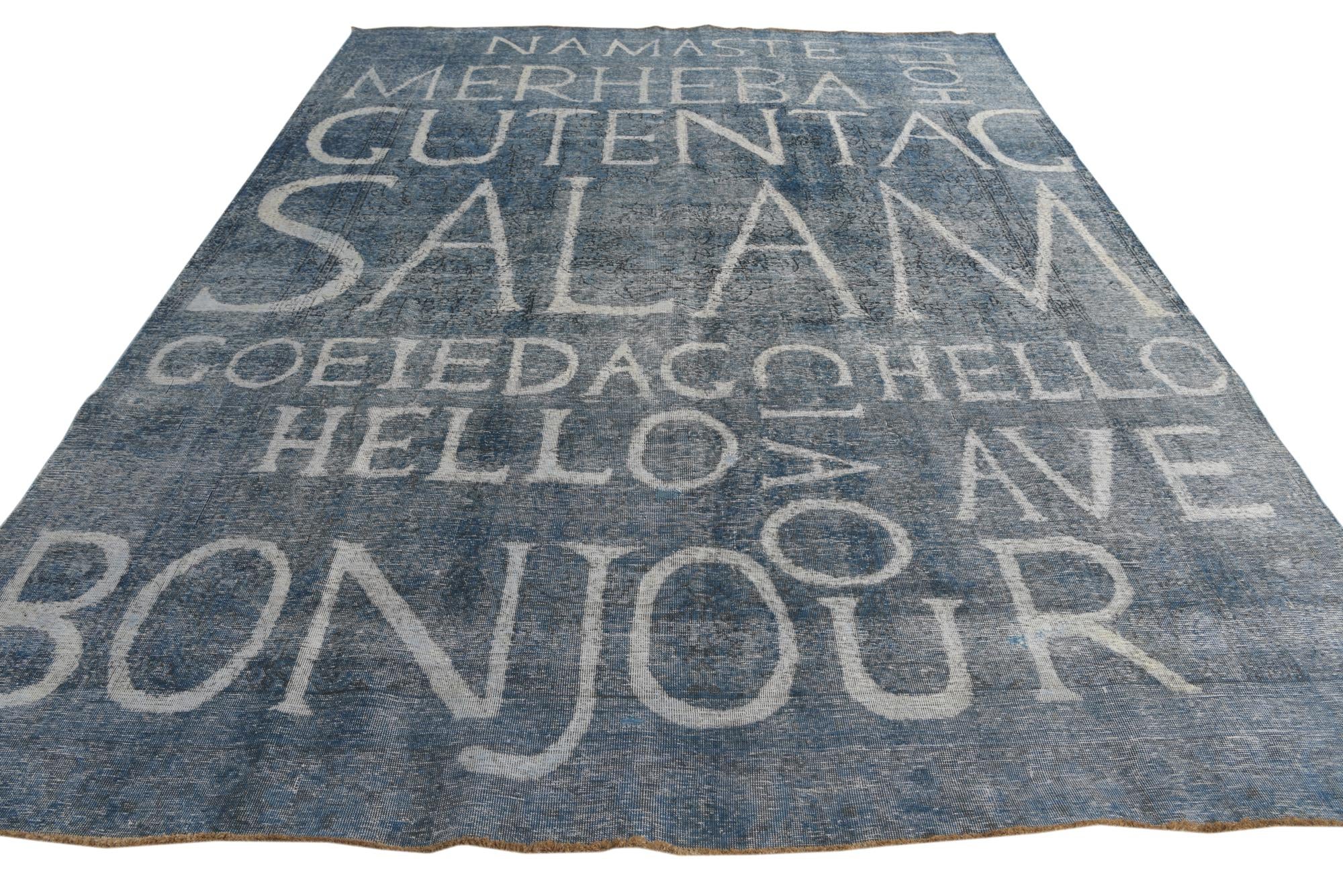 9' 5 x 12' Hand Knotted Ultra Vintage Persian Wool Rug