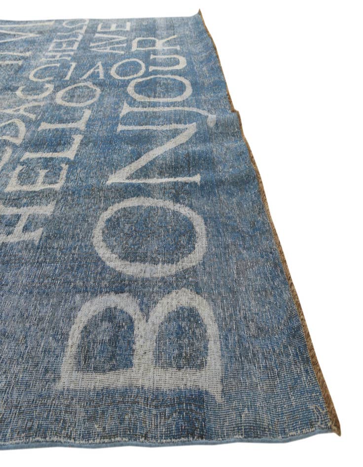 Detail image of 9' 5 x 12'  Hand Knotted Ultra Vintage Persian Wool Rug