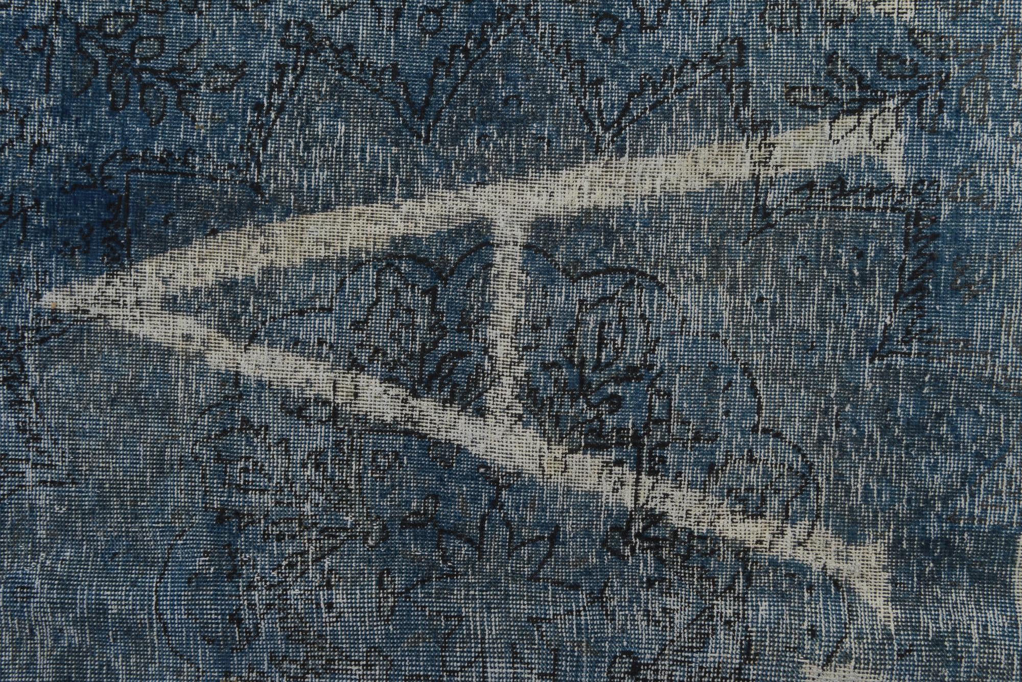 9' 5 x 12' Hand Knotted Ultra Vintage Persian Wool Rug