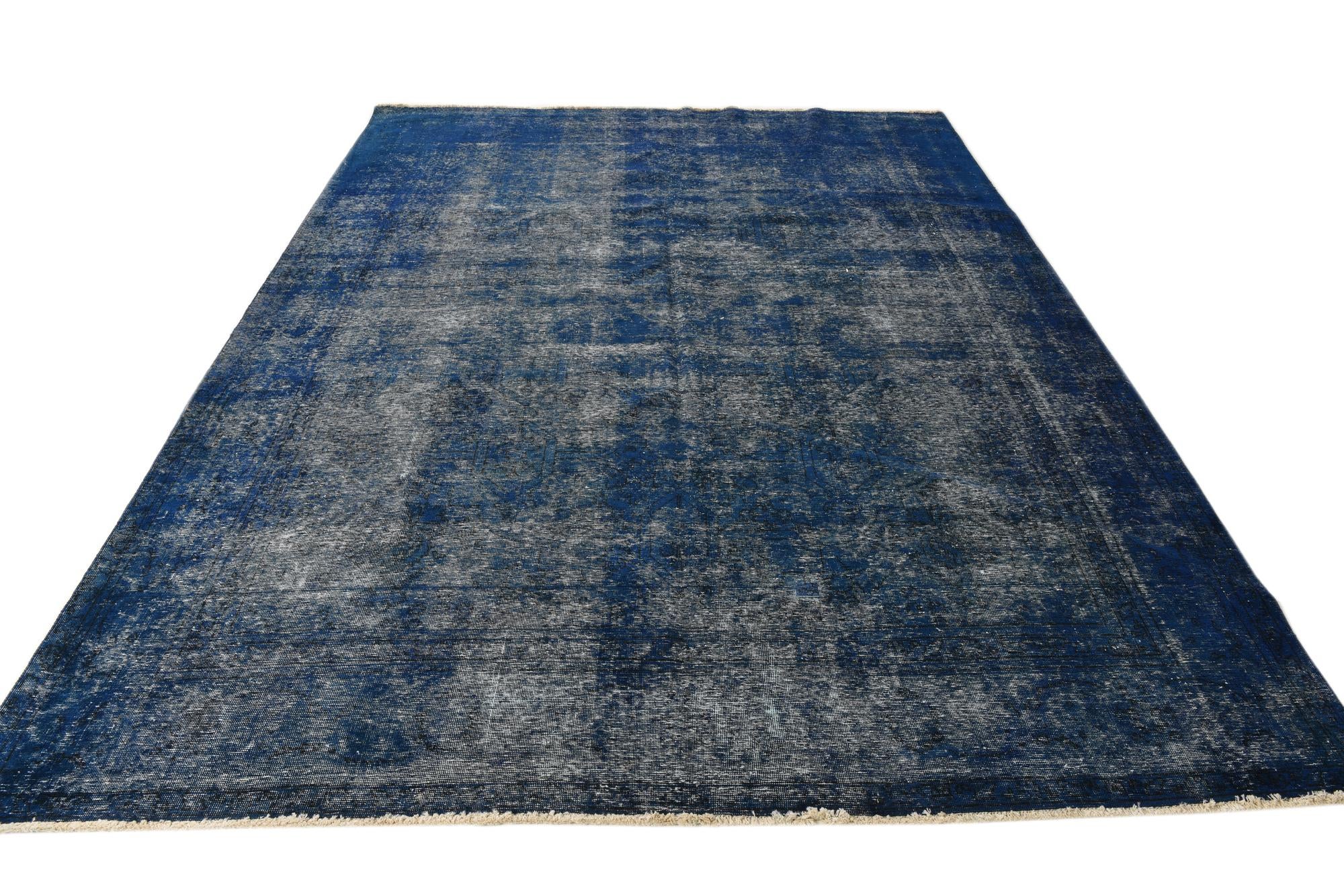 9' 2 x 12' 6 Hand Knotted Ultra Vintage Persian Wool Rug