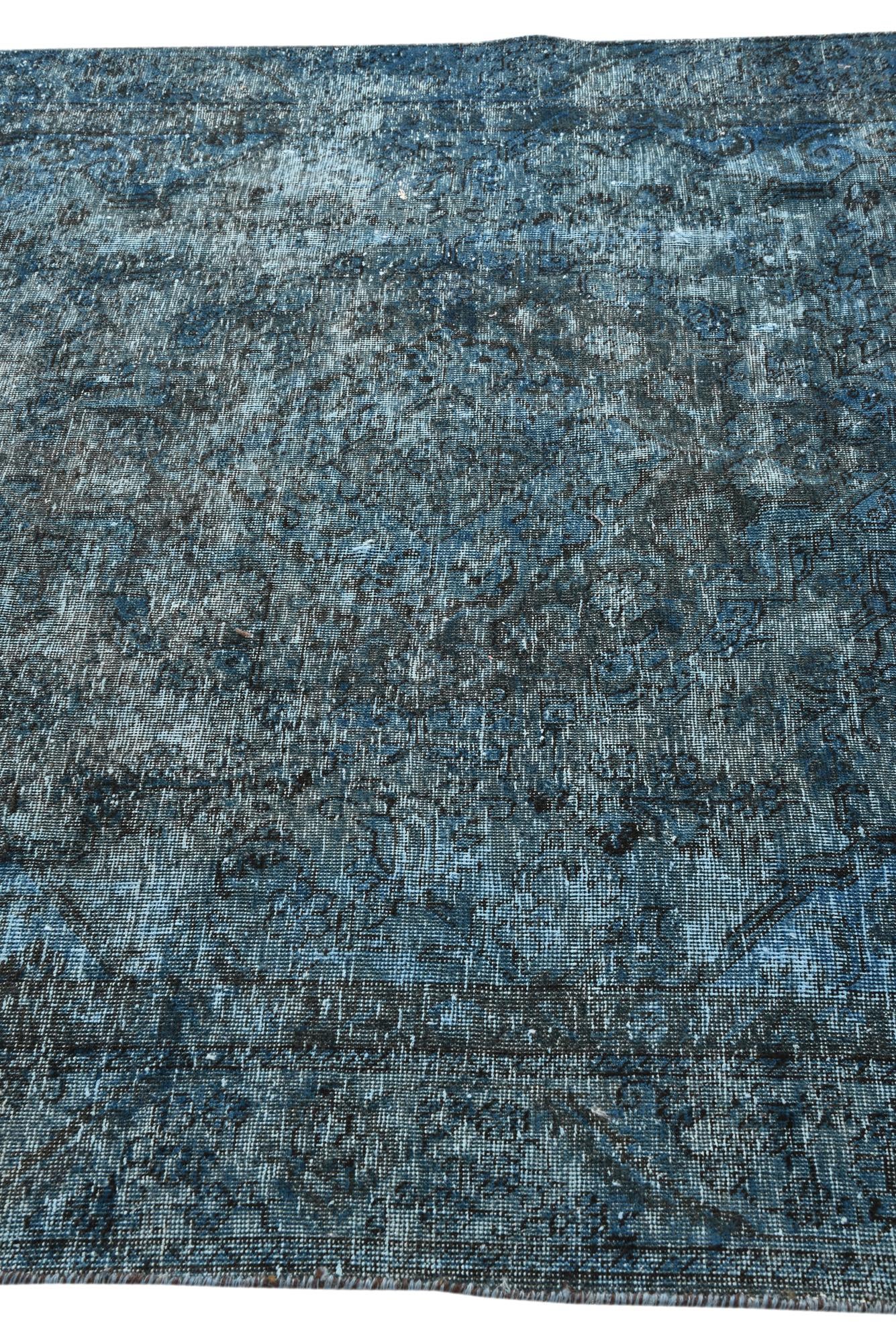 5' 8 x 9' 4 Hand Knotted Ultra Vintage Persian Wool Rug