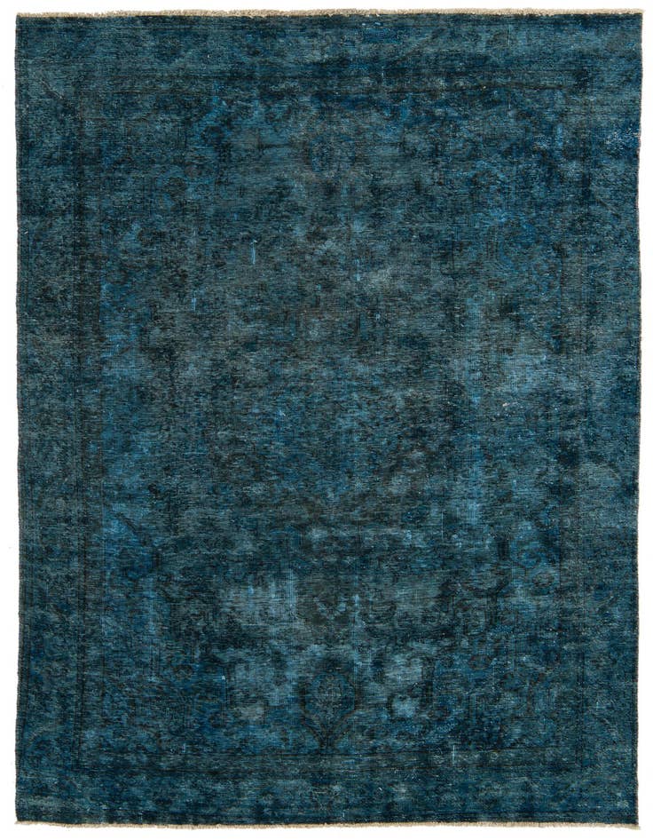 Detail image of 5' 8 x 9' 4 Hand Knotted Ultra Vintage Persian Wool Rug