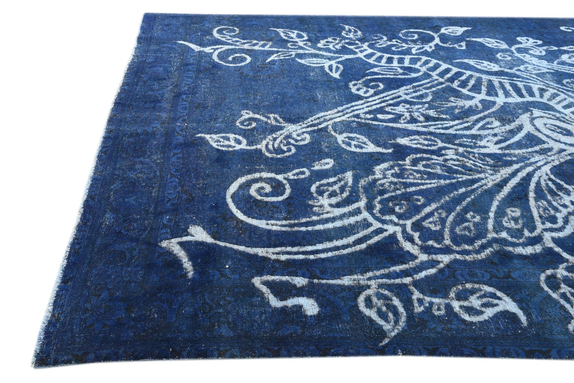 8' 1 x 12' 4 Hand Knotted Ultra Vintage Persian Wool Rug