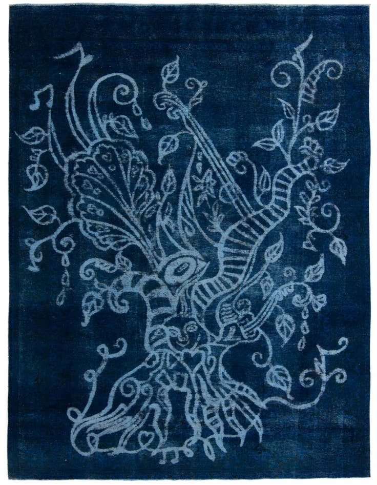 Detail image of 8' 1 x 12' 4 Hand Knotted Ultra Vintage Persian Wool Rug