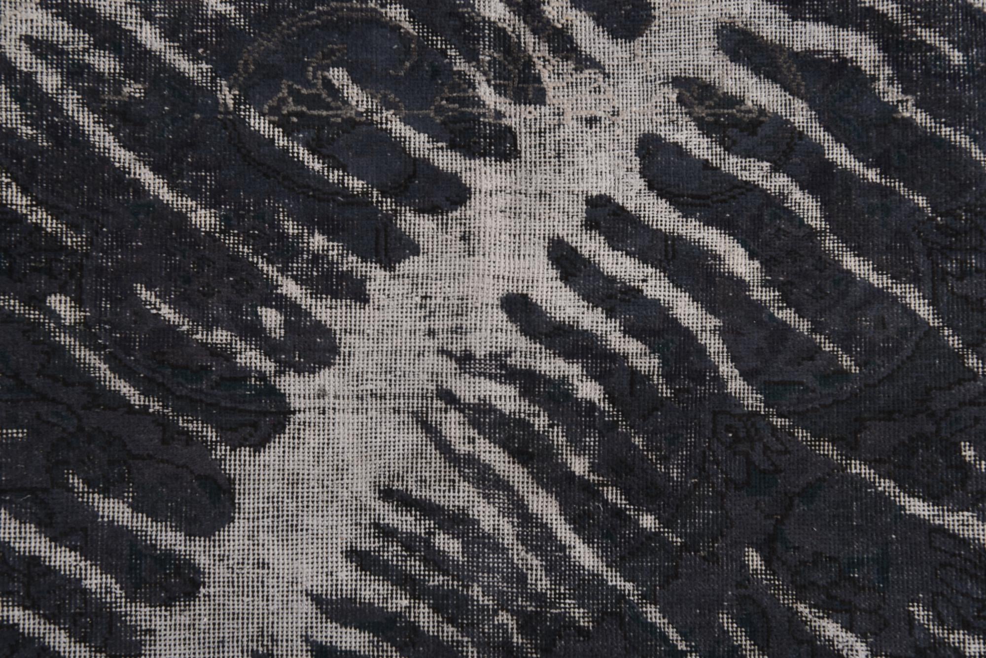 8' 1 x 11' Hand Knotted Ultra Vintage Persian Wool Rug