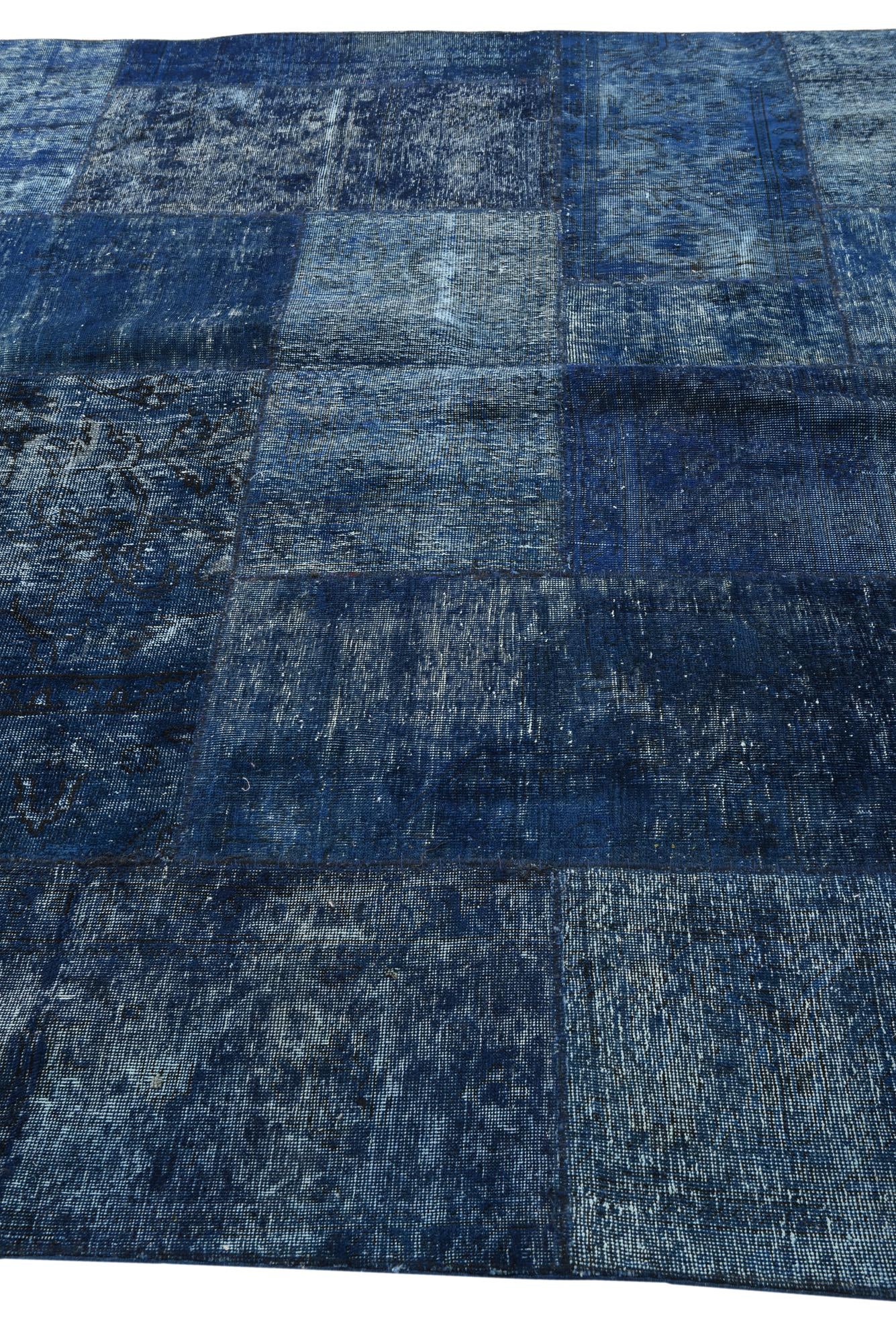 7' 3 x 16' 10 Hand Knotted Ultra Vintage Persian Wool Rug