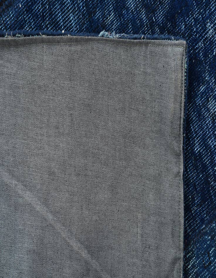 Detail image of  7' 3 x 16' 10  Hand Knotted Ultra Vintage Persian Wool Rug