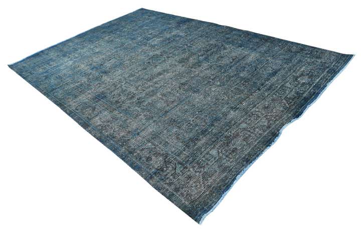7' 10 x 11' 3 Hand Knotted Ultra Vintage Persian Wool Rug