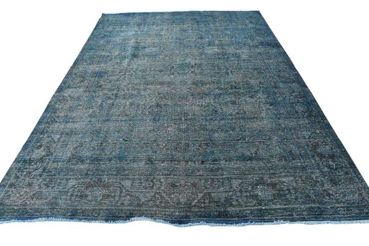 7' 10 x 11' 3 Hand Knotted Ultra Vintage Persian Wool Rug