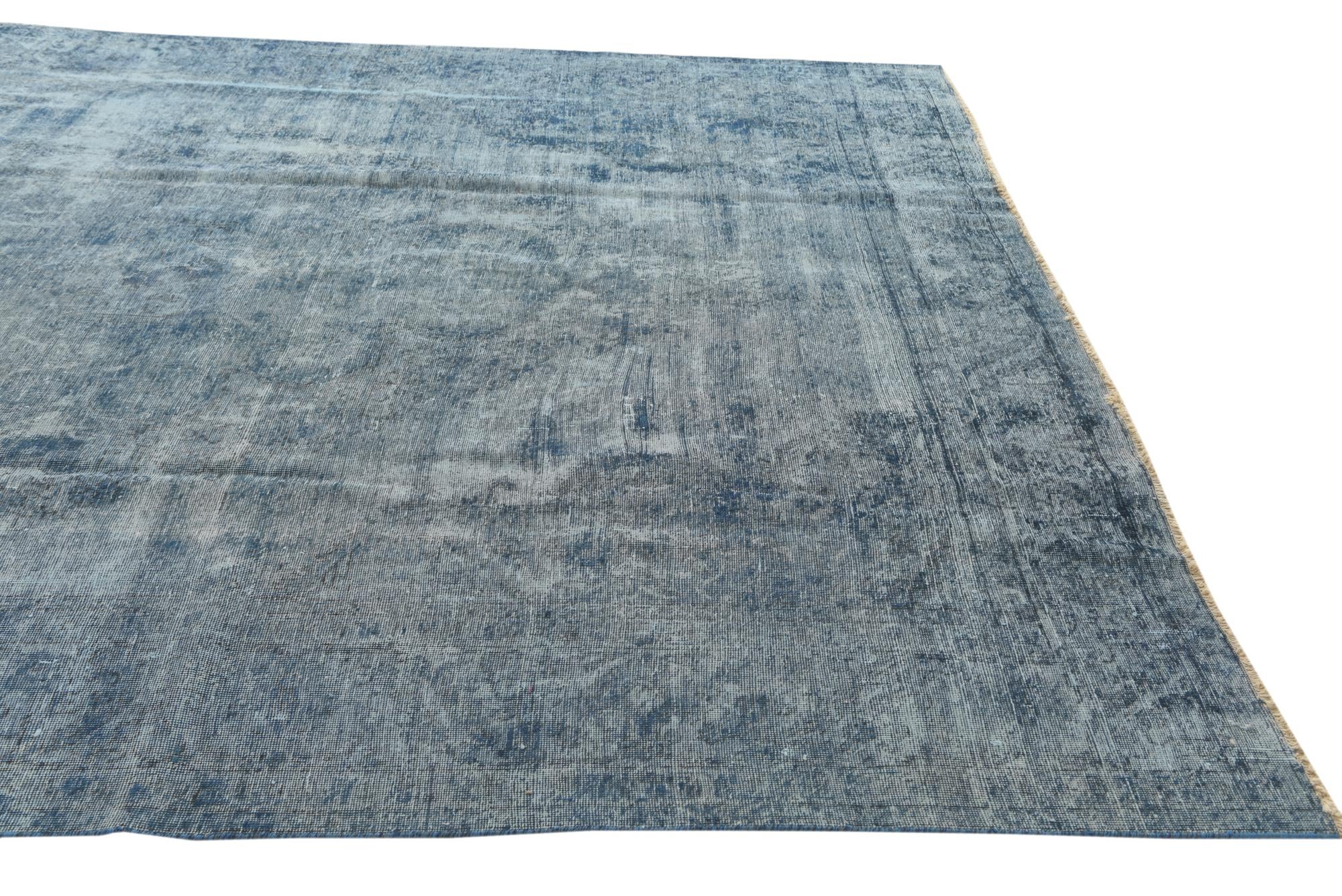 9' 6 x 12' 7 Hand Knotted Ultra Vintage Persian Wool Rug