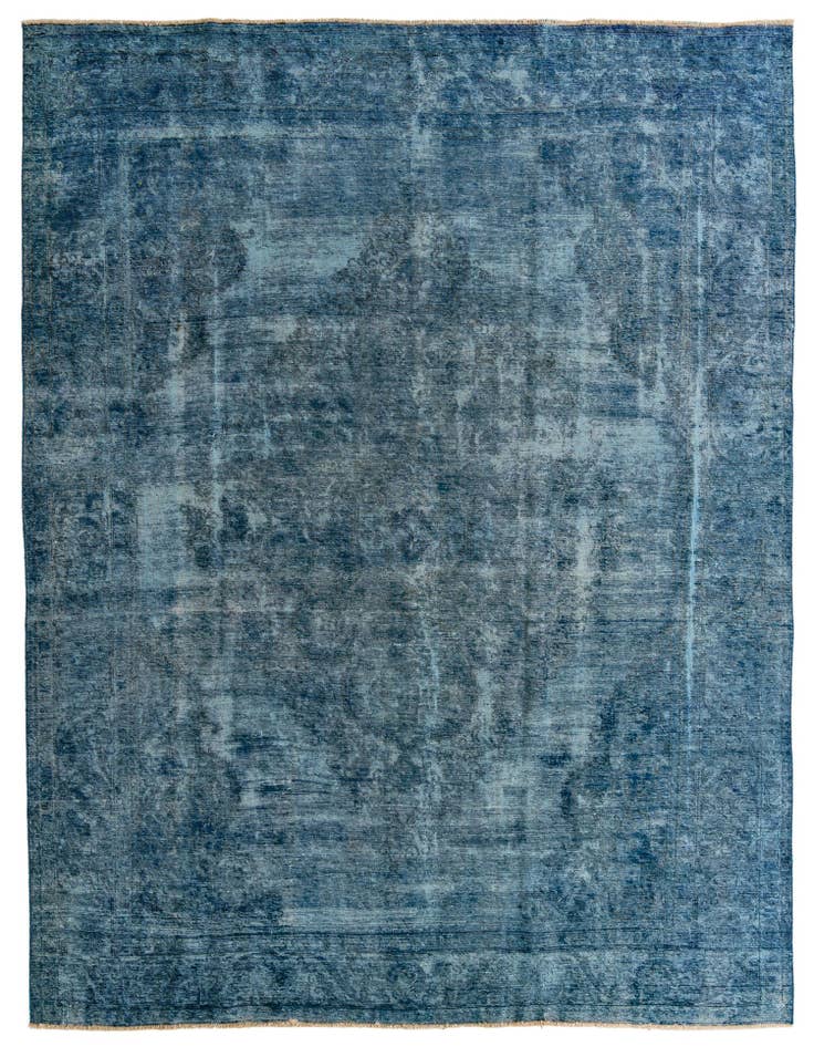Detail image of 9' 6 x 12' 7 Hand Knotted Ultra Vintage Persian Wool Rug