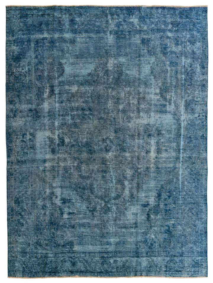 9' 6 x 12' 7 Hand Knotted Ultra Vintage Persian Wool Rug