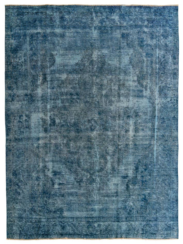 Detail image of 9' 6 x 12' 7 Hand Knotted Ultra Vintage Persian Wool Rug