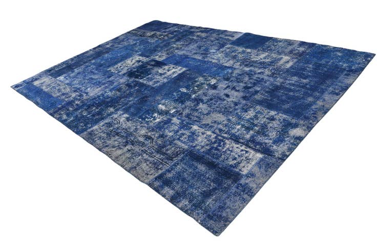 Detail image of 8' 10 x 12' 2 Hand Knotted Ultra Vintage Persian Wool Rug