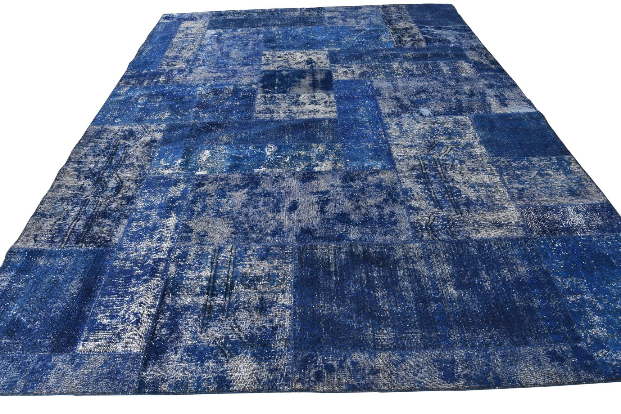8' 10 x 12' 2 Hand Knotted Ultra Vintage Persian Wool Rug
