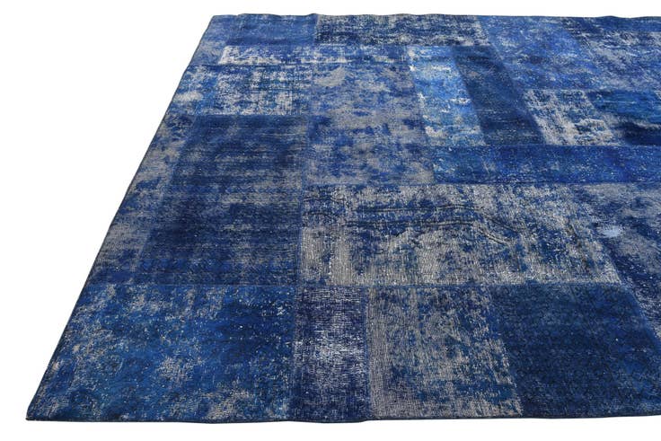 Detail image of 8' 10 x 12' 2 Hand Knotted Ultra Vintage Persian Wool Rug