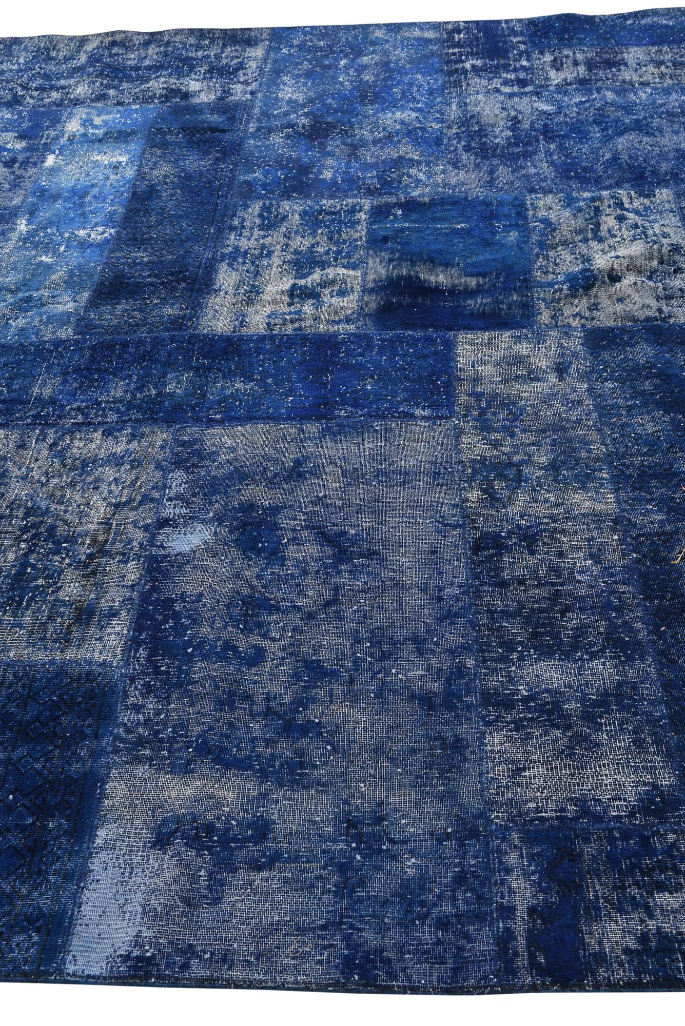 8' 10 x 12' 2 Hand Knotted Ultra Vintage Persian Wool Rug