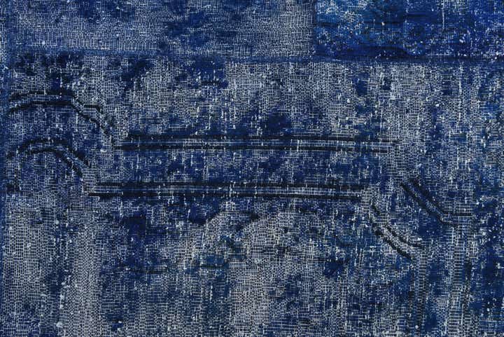 8' 10 x 12' 2 Hand Knotted Ultra Vintage Persian Wool Rug
