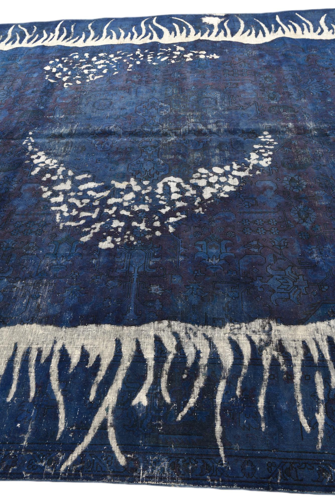9' 9 x 12' 2 Hand Knotted Ultra Vintage Persian Wool Rug