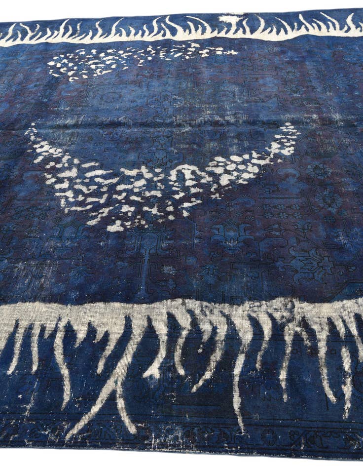 Detail image of 9' 9 x 12' 2  Hand Knotted Ultra Vintage Persian Wool Rug