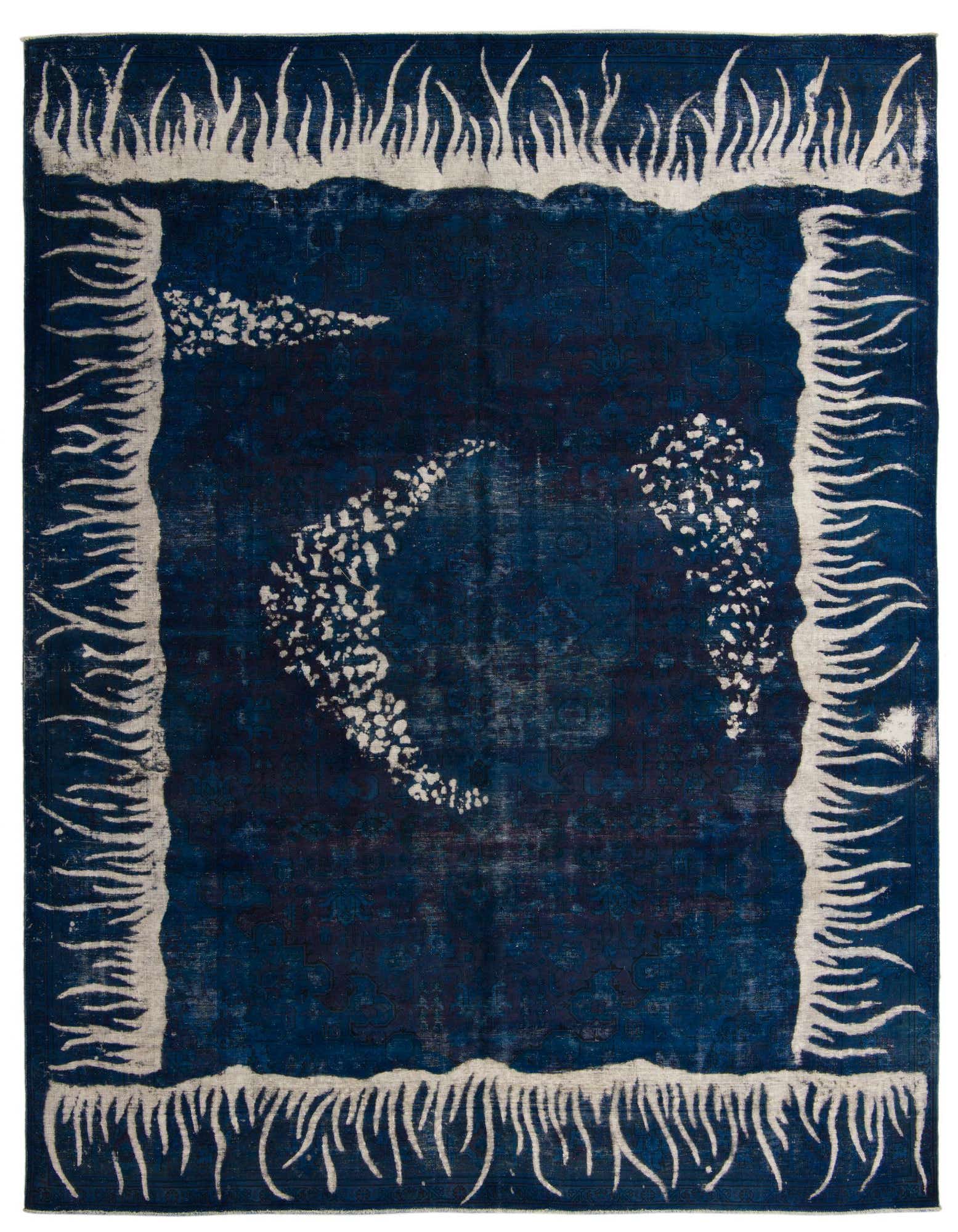 Primary image 9' 9 x 12' 2  Hand Knotted Ultra Vintage Persian Wool Rug