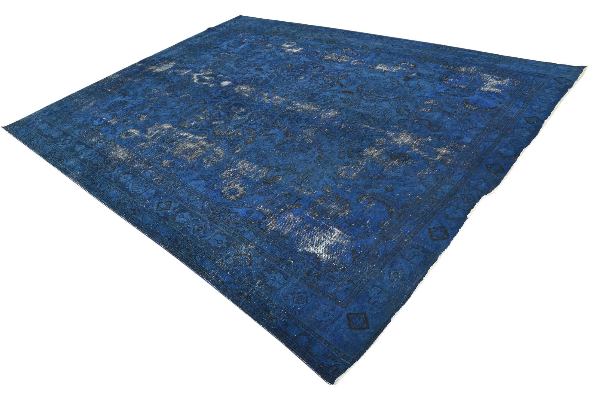 9' 7 x 12' 5 Hand Knotted Ultra Vintage Persian Wool Rug