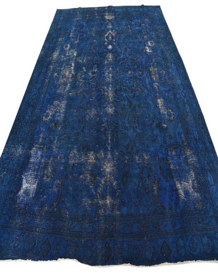 Detail image of 9' 7 x 12' 5  Hand Knotted Ultra Vintage Persian Wool Rug