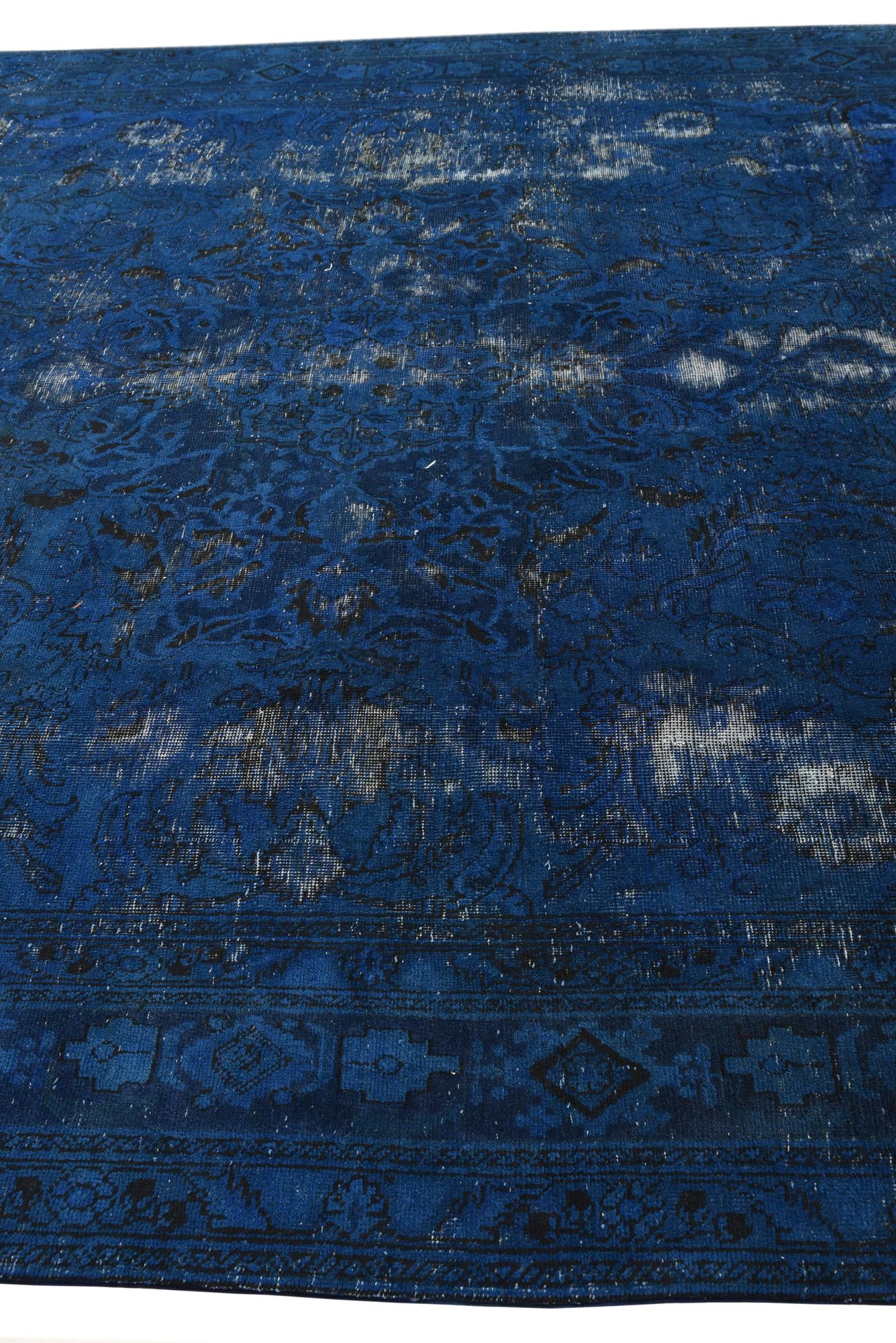 9' 7 x 12' 5 Hand Knotted Ultra Vintage Persian Wool Rug