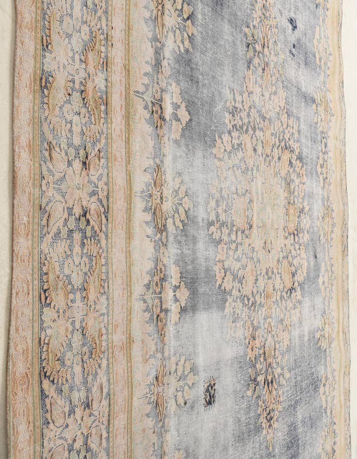 Detail image of 8' 10 x 12' 9 Hand Knotted Ultra Vintage Persian Wool Rug