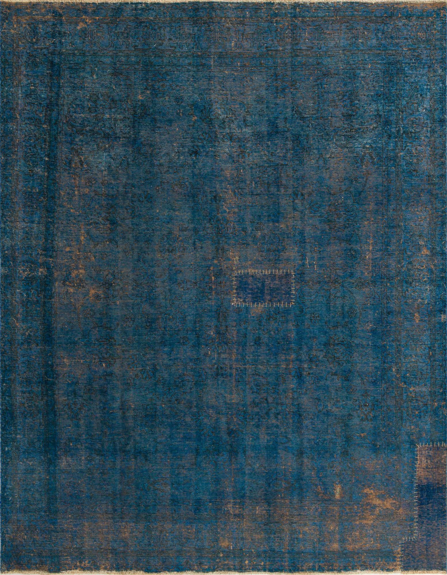 Primary image 9' 7 x 10' 9  Hand Knotted Ultra Vintage Persian Wool Rug