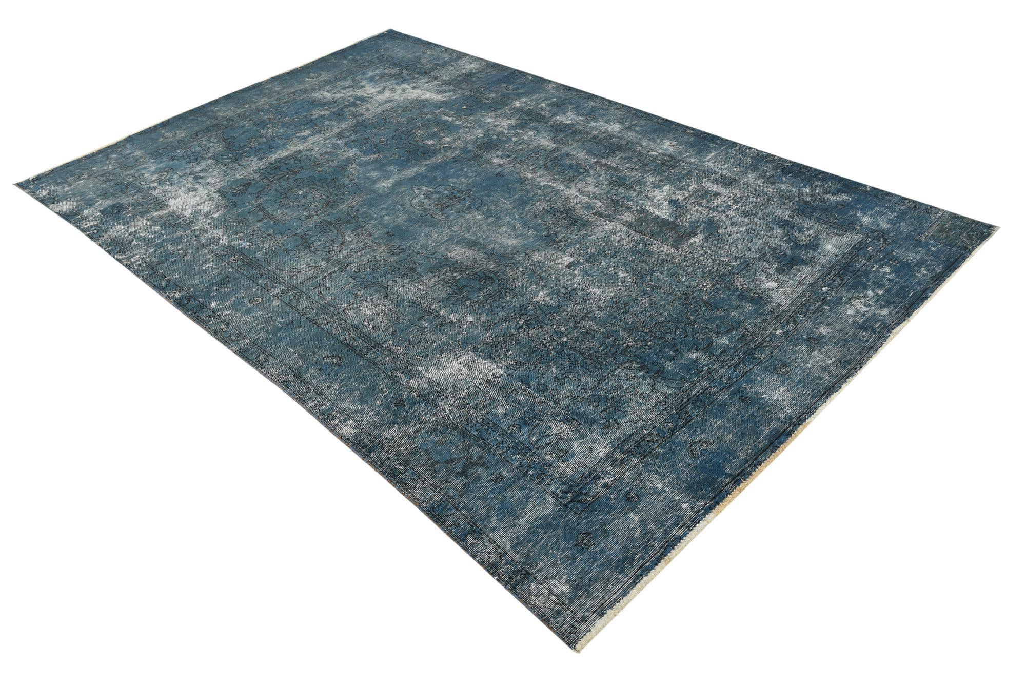 6' 4 x 9' 10 Hand Knotted Ultra Vintage Persian Wool Rug
