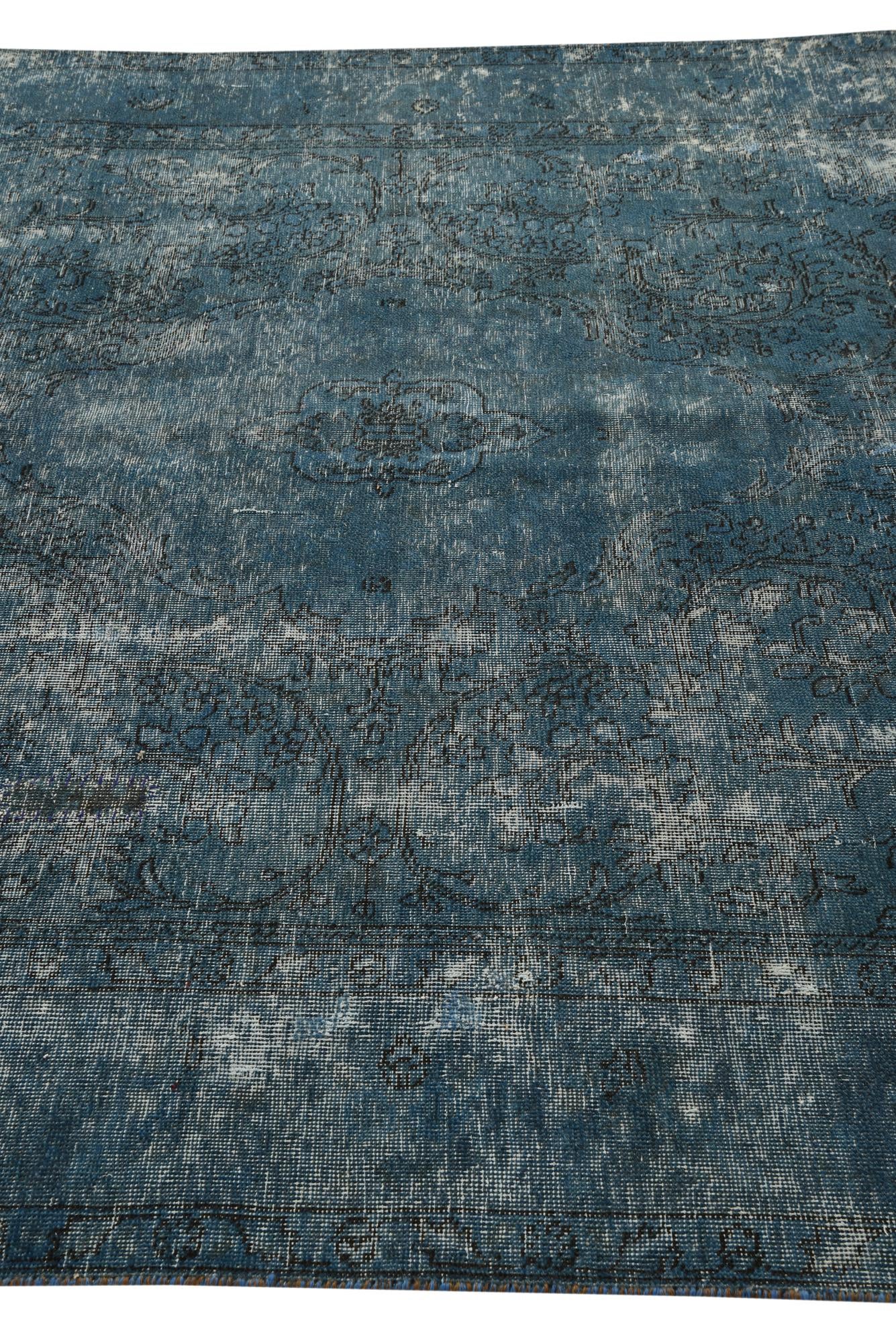 6' 4 x 9' 10 Hand Knotted Ultra Vintage Persian Wool Rug