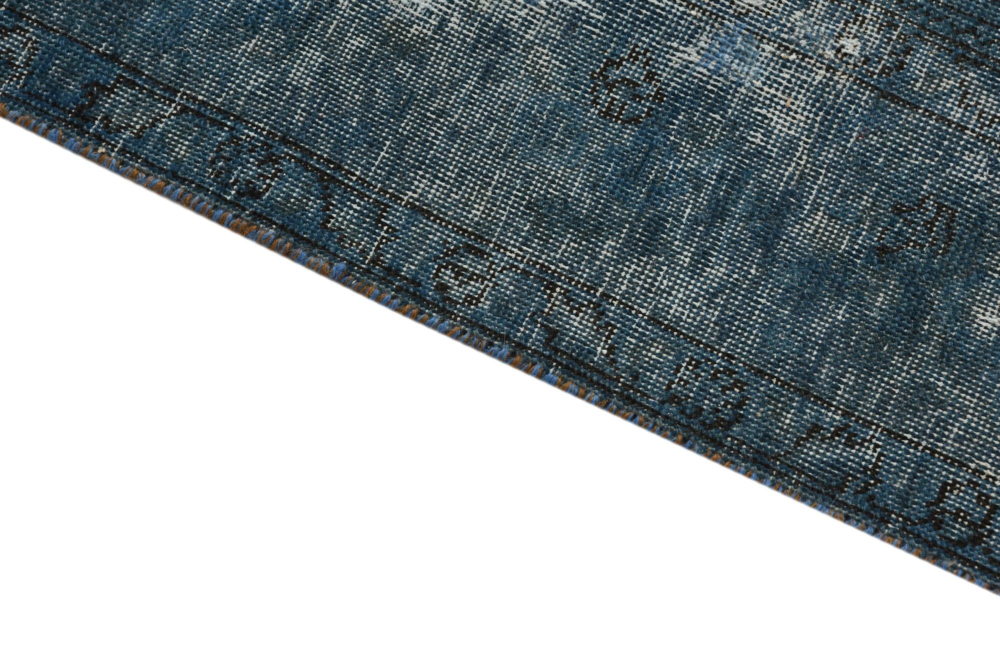 6' 4 x 9' 10 Hand Knotted Ultra Vintage Persian Wool Rug