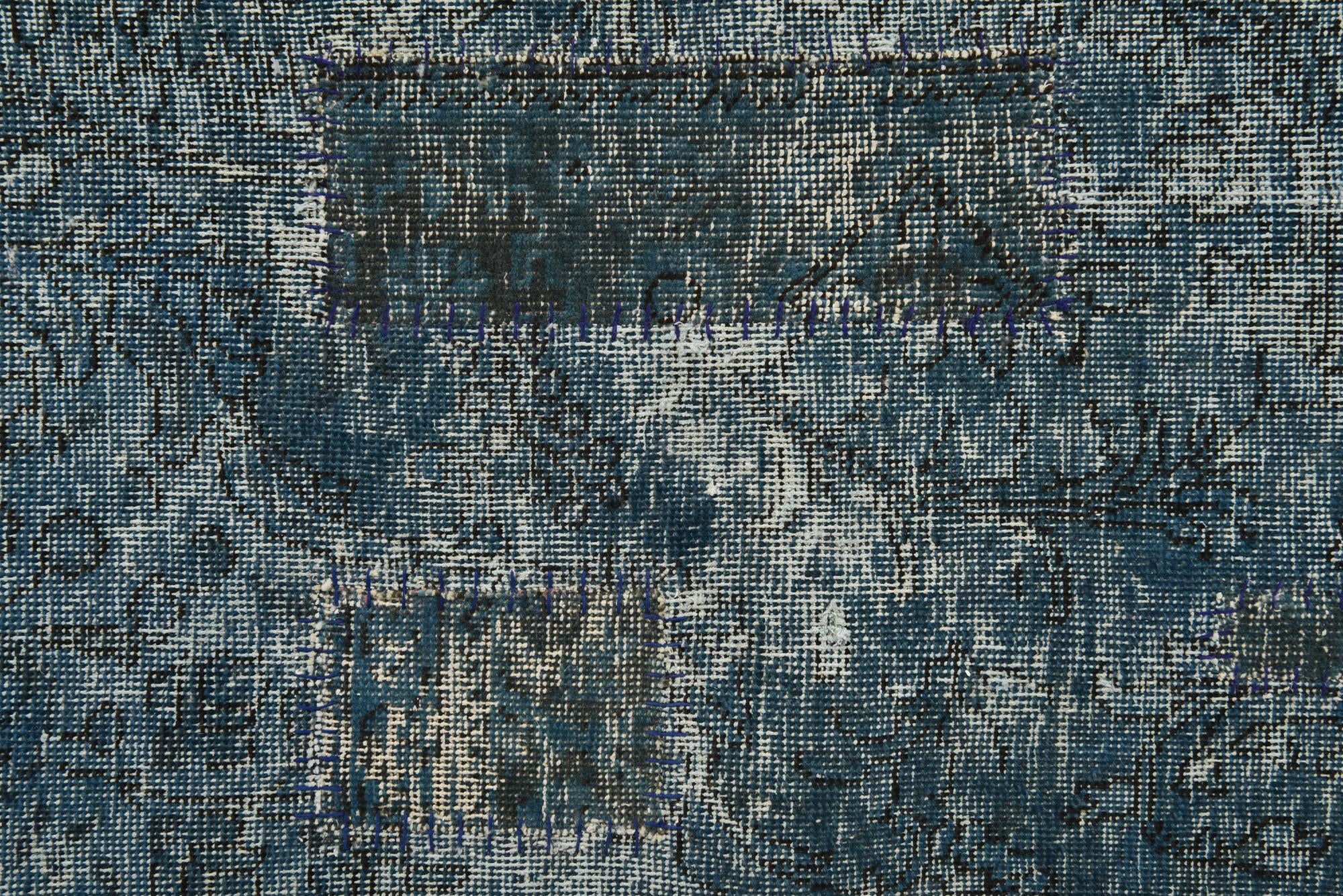 6' 4 x 9' 10 Hand Knotted Ultra Vintage Persian Wool Rug