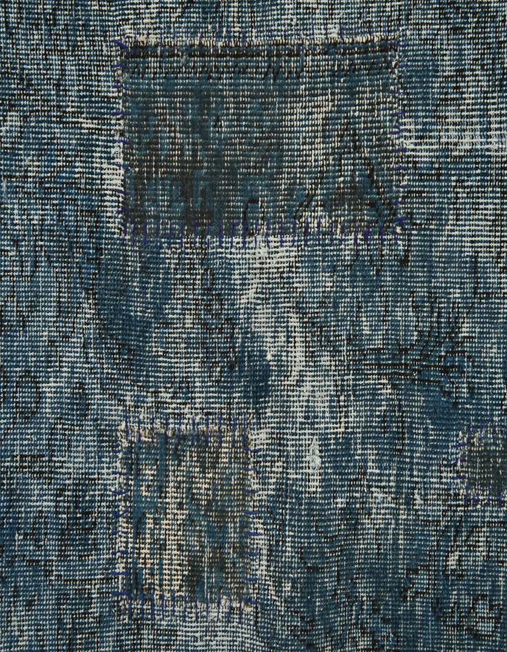 Detail image of 6' 4 x 9' 10  Hand Knotted Ultra Vintage Persian Wool Rug