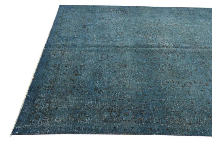 Detail image of 6' 9 x 9' 4 Hand Knotted Ultra Vintage Persian Wool Rug